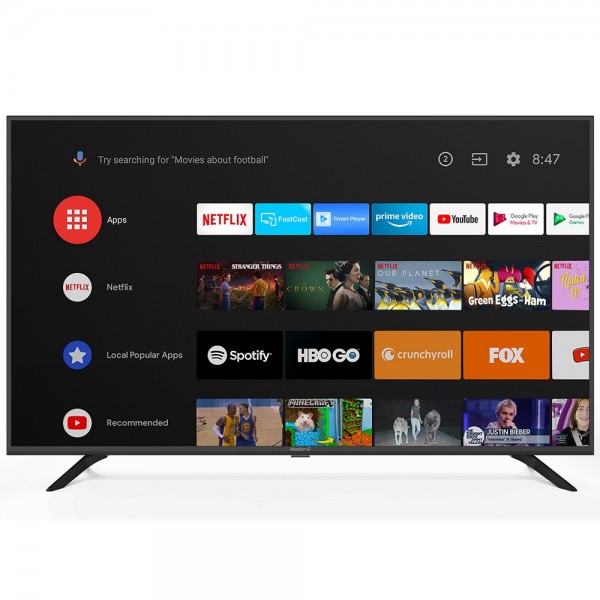 Televisor de 50” Android  TV Ultra HD,4K control de voz, M/ Master- G