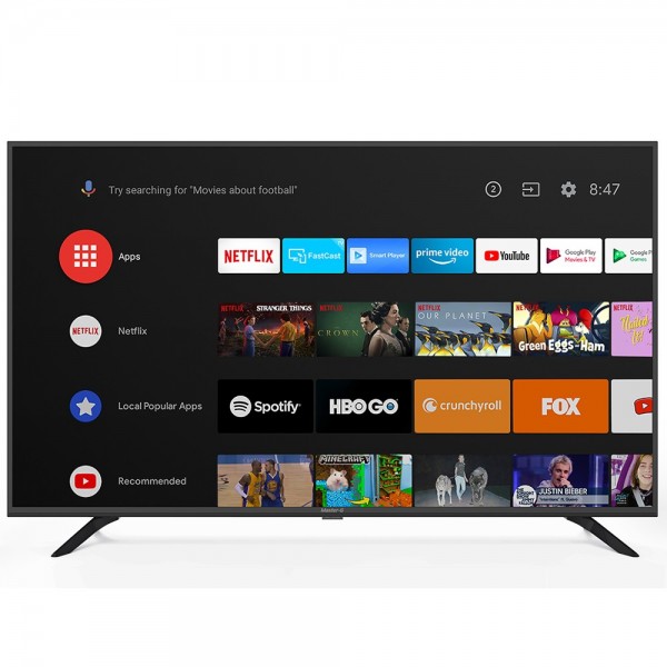 Televisor de 55” Android tv, Ultra HD 4K, Smart tv, Control de Voz,M/ MGA5500 M/Master-G